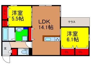 Reposの物件間取画像